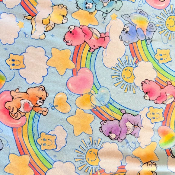 Retro Care Bears Women XL Favorite Bears Pose Pajama Pants Set Kidcore Nostalgic - Picture 9 of 15